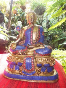 brass decorated medicine buddha.02_