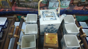 willow tea set